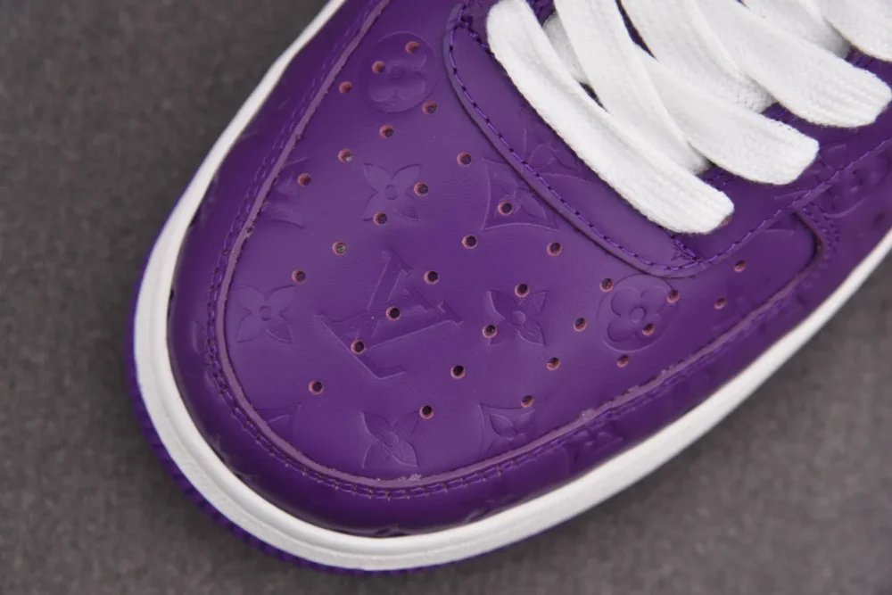 Louis Vuitton x Nike Air Force 1 Low 'By Virgil Abloh Purple' - Image 7