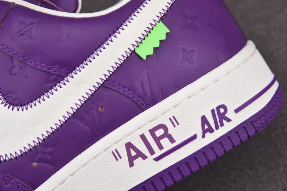 Louis Vuitton x Nike Air Force 1 Low 'By Virgil Abloh Purple' - Image 13