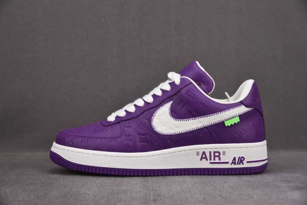 Louis Vuitton x Nike Air Force 1 Low 'By Virgil Abloh Purple' - Image 2