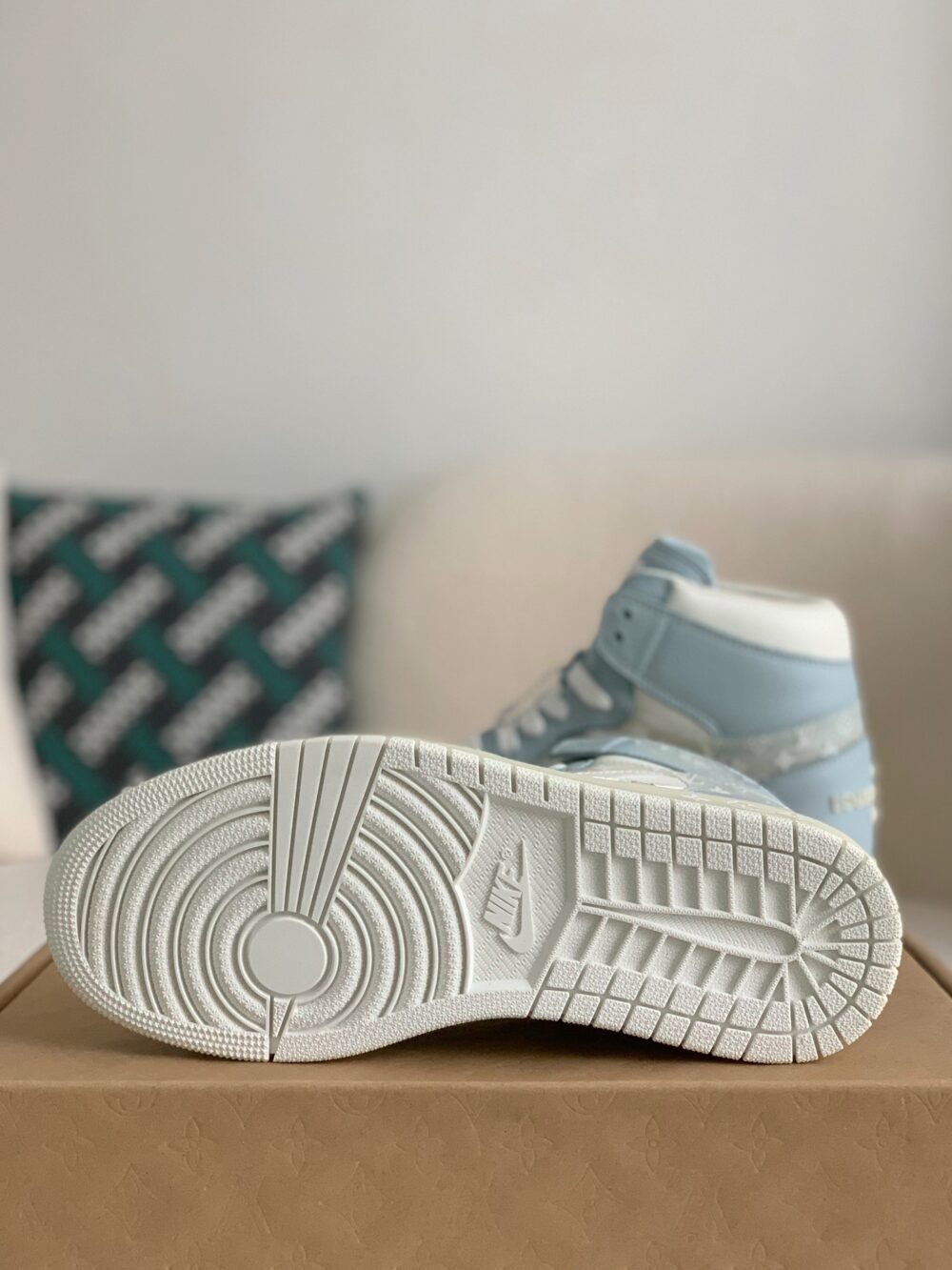Nike Air Jordan 1 x LV – Monogram Sky Edition - Image 9