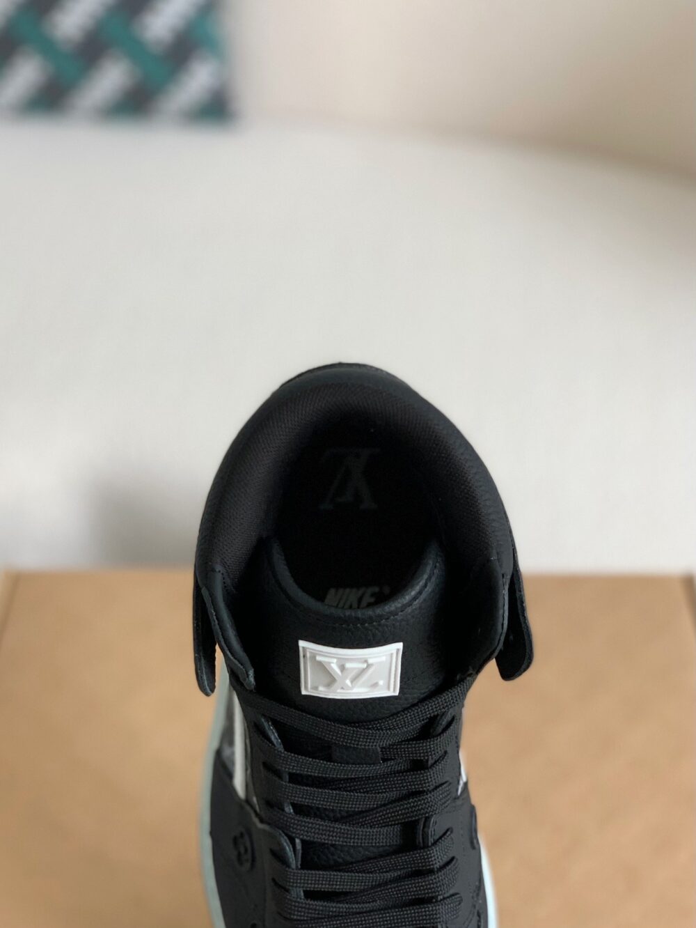 Nike Air Jordan 1 x LV - Triple Black Monogram Edition - Image 7