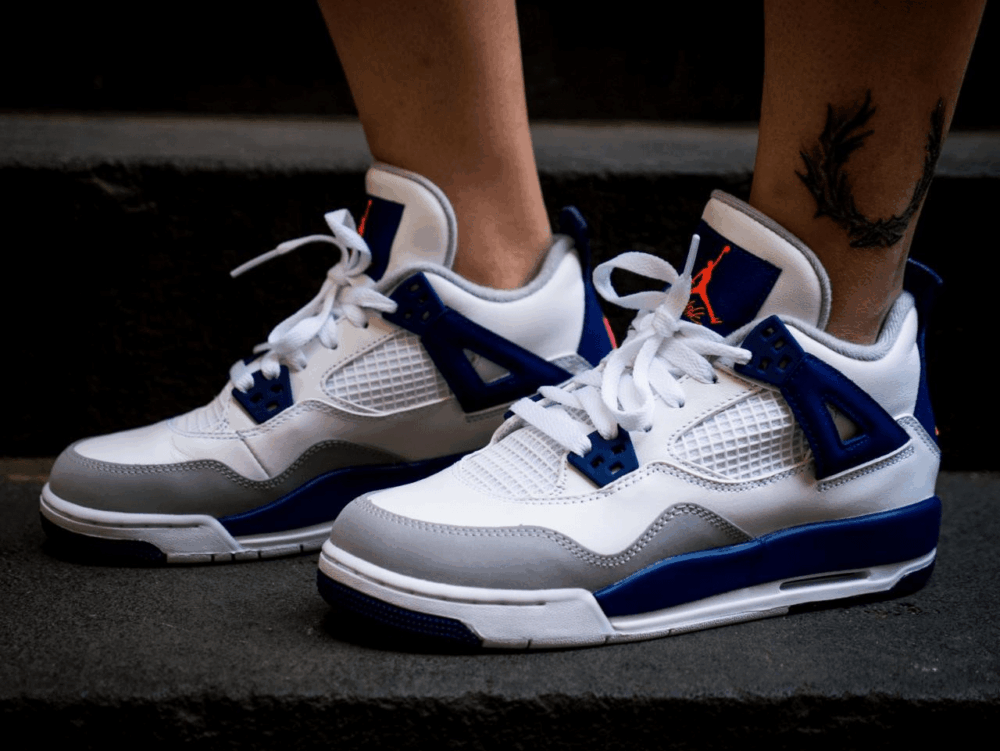 Nike Air Jordan 4 GS 'Deep Royal Blue' - Image 6