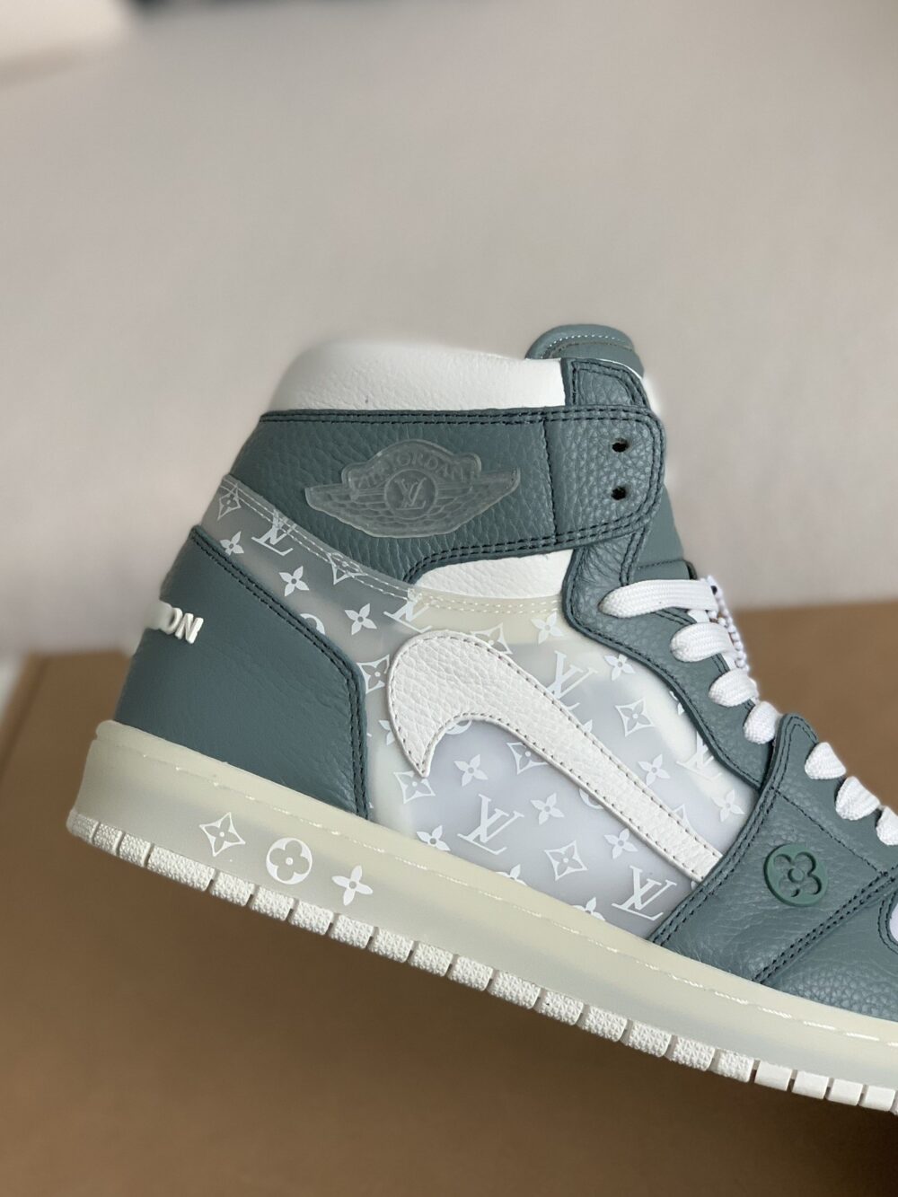 Nike Air Jordan 1 x LV High Custom by The Shoe Surgeon - Image 4
