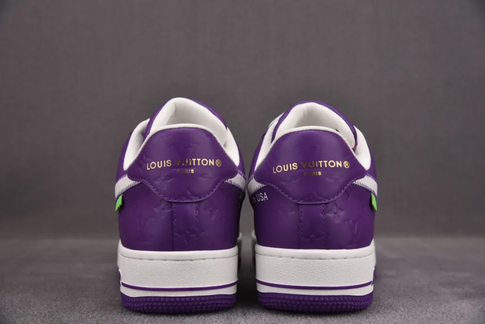 Louis Vuitton x Nike Air Force 1 Low 'By Virgil Abloh Purple' - Image 6