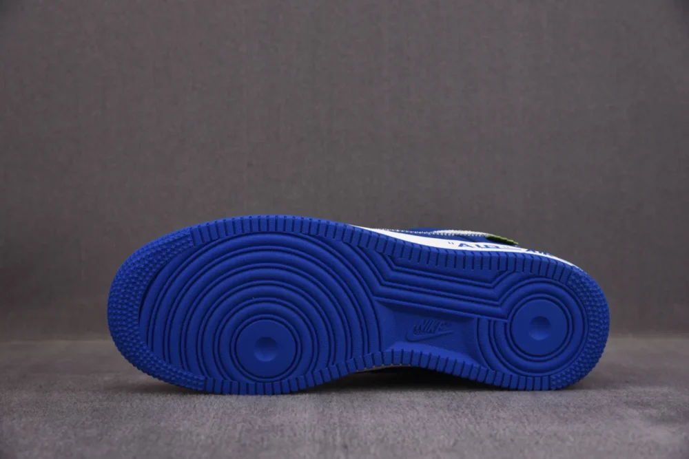 Louis Vuitton x Nike Air Force 1 Low 'By Virgil Abloh Navy Blue' - Image 5