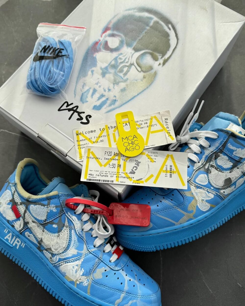 Nike Air Force 1 Low x Off-White x Cassius Hirst '07 'MCA' - Image 2