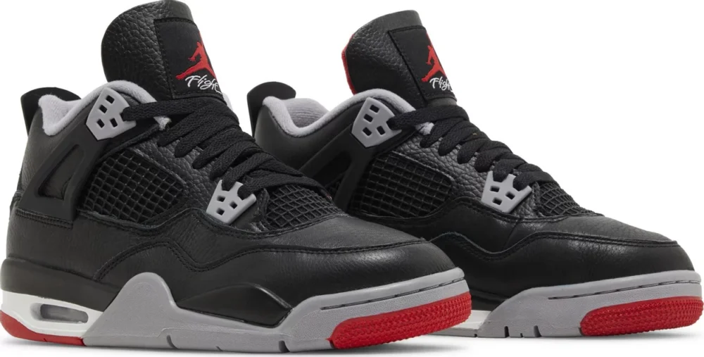 Nike Air Jordan 4 Retro GS 'Bred Reimagined' - Image 5