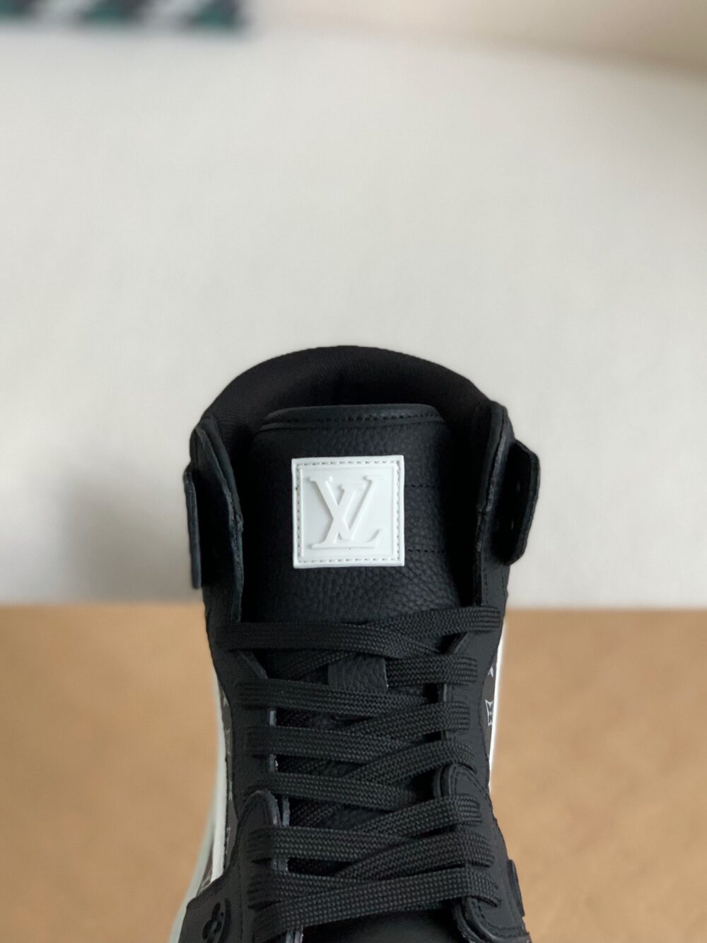Nike Air Jordan 1 x LV - Triple Black Monogram Edition - Image 8