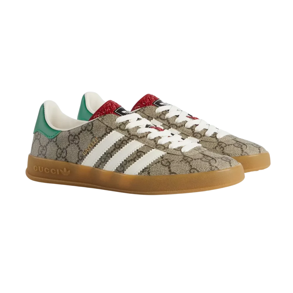Adidas x Gucci Gazelle 'Beige GG Monogram' - Image 2