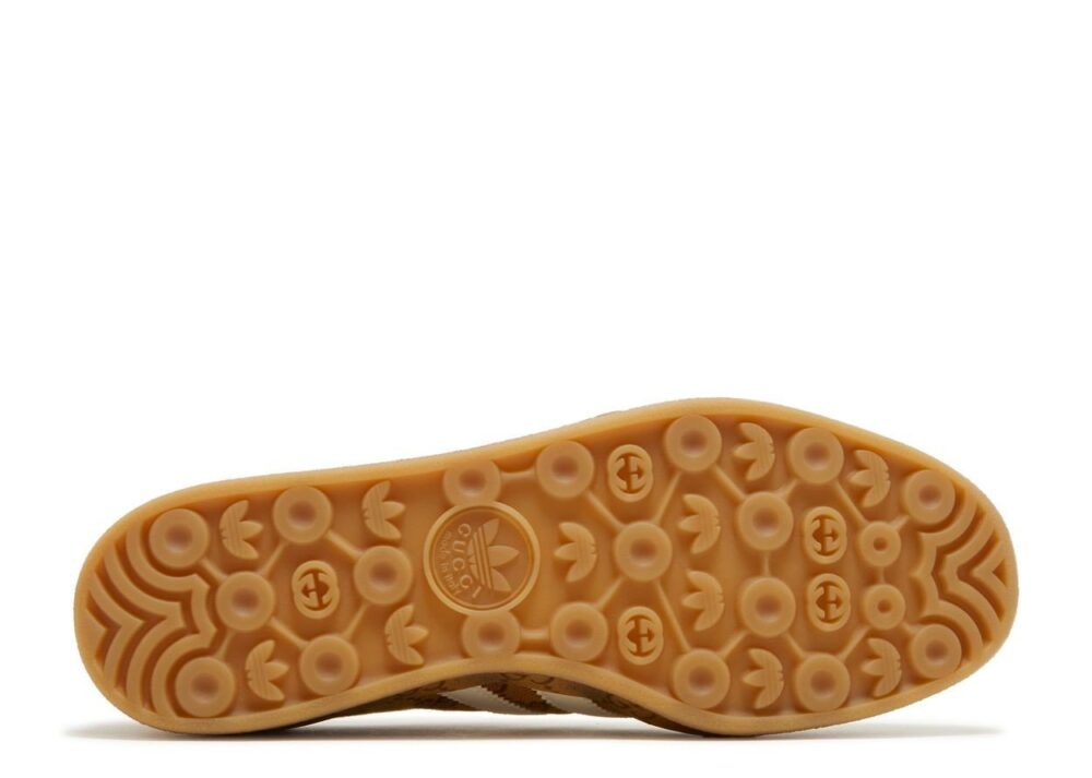 Adidas x Gucci Gazelle 'GG Monogram Beige Brown' - Image 3