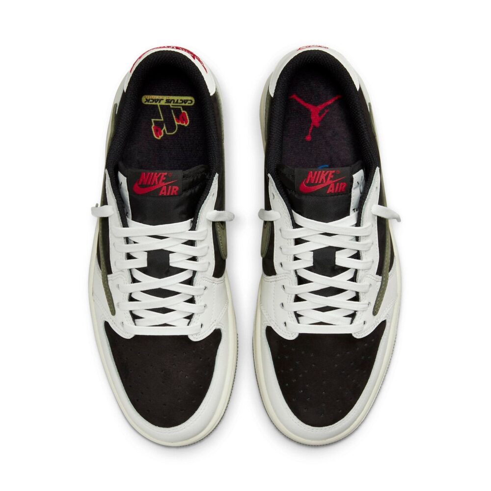 Air Jordan 1 Retro Low OG SP ‘Travis Scott Medium Olive’ - Image 4