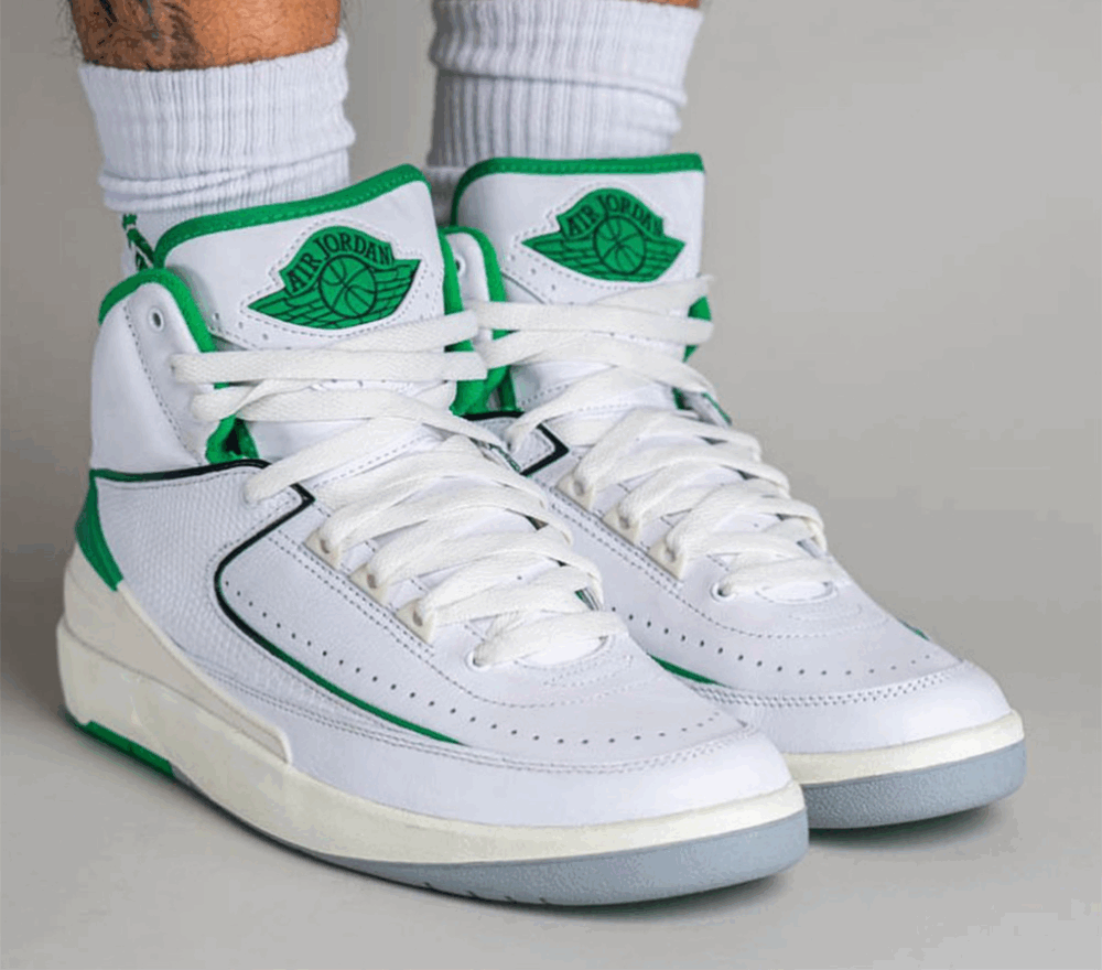 Nike Air Jordan 2 Retro 'Lucky Green' - Image 6