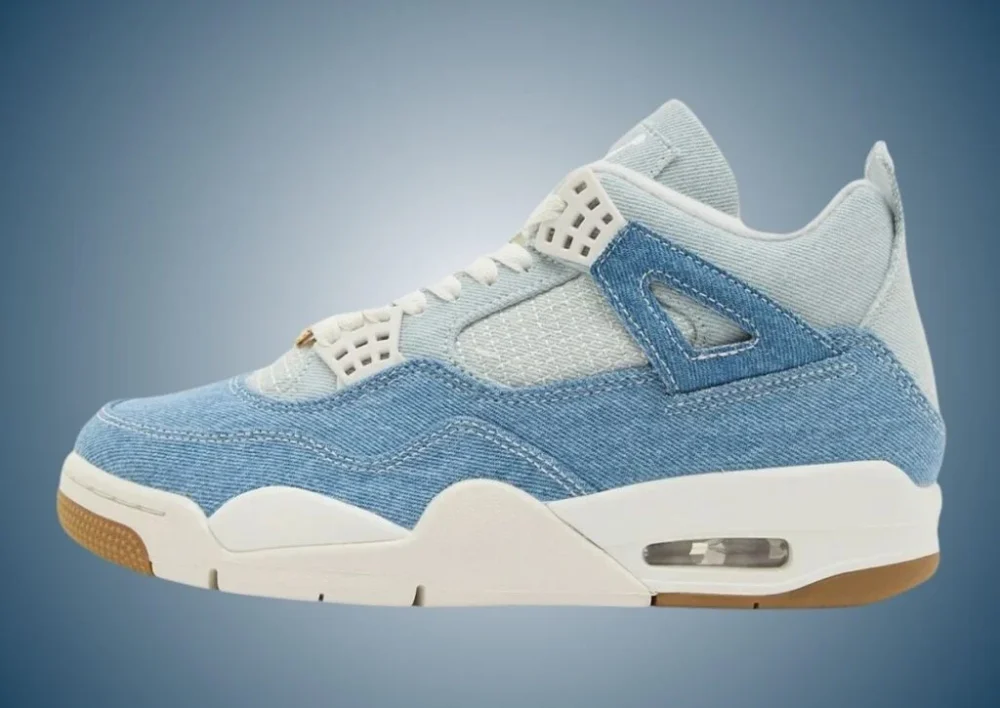 Nike Air Wmns Jordan 4 Retro TEX 'Worn Blue Denim' - Image 4