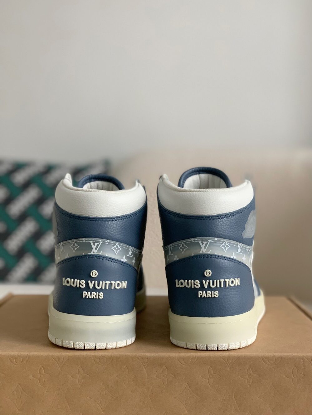Nike Air Jordan 1 x LV - Slate Blue Edition - Image 4