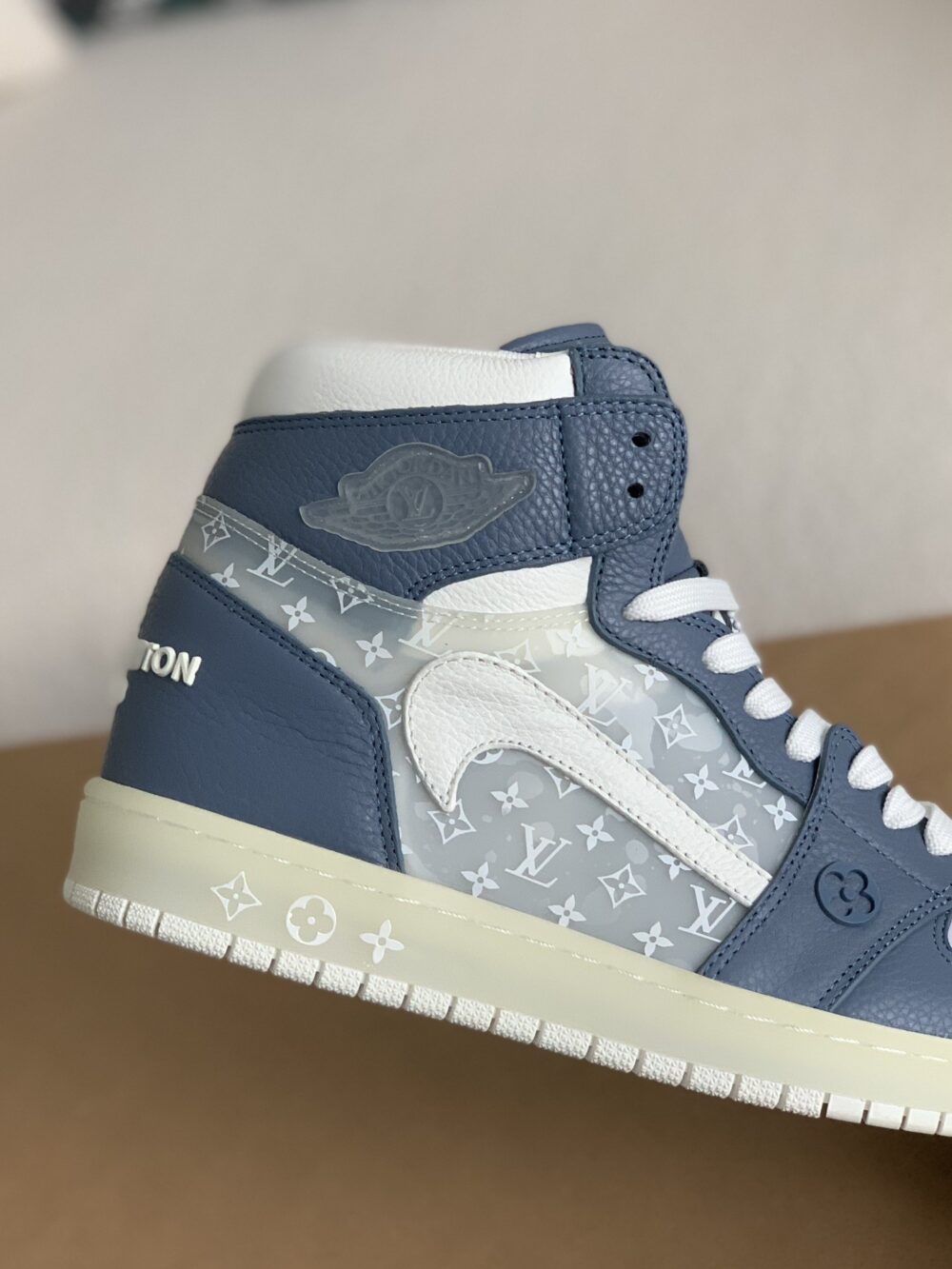 Nike Air Jordan 1 x LV - Slate Blue Edition - Image 6