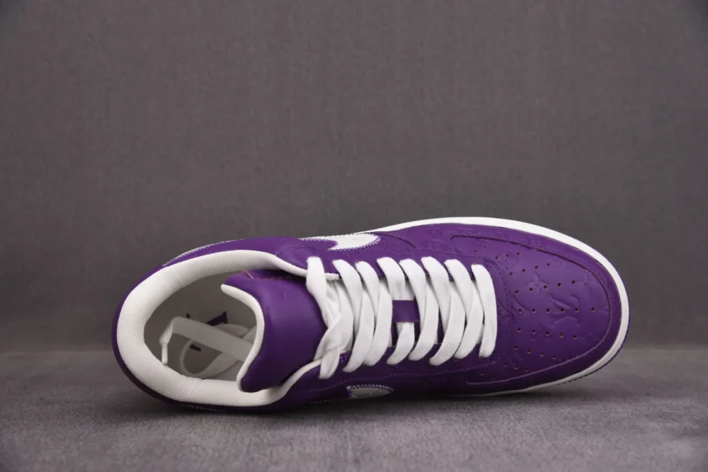 Louis Vuitton x Nike Air Force 1 Low 'By Virgil Abloh Purple' - Image 4