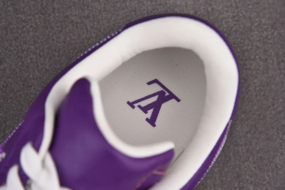 Louis Vuitton x Nike Air Force 1 Low 'By Virgil Abloh Purple' - Image 12