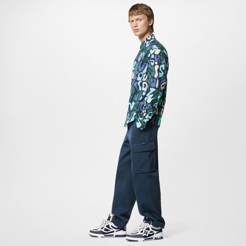 Louis Vuitton LV Skate Sneaker 'Marine' - Image 3
