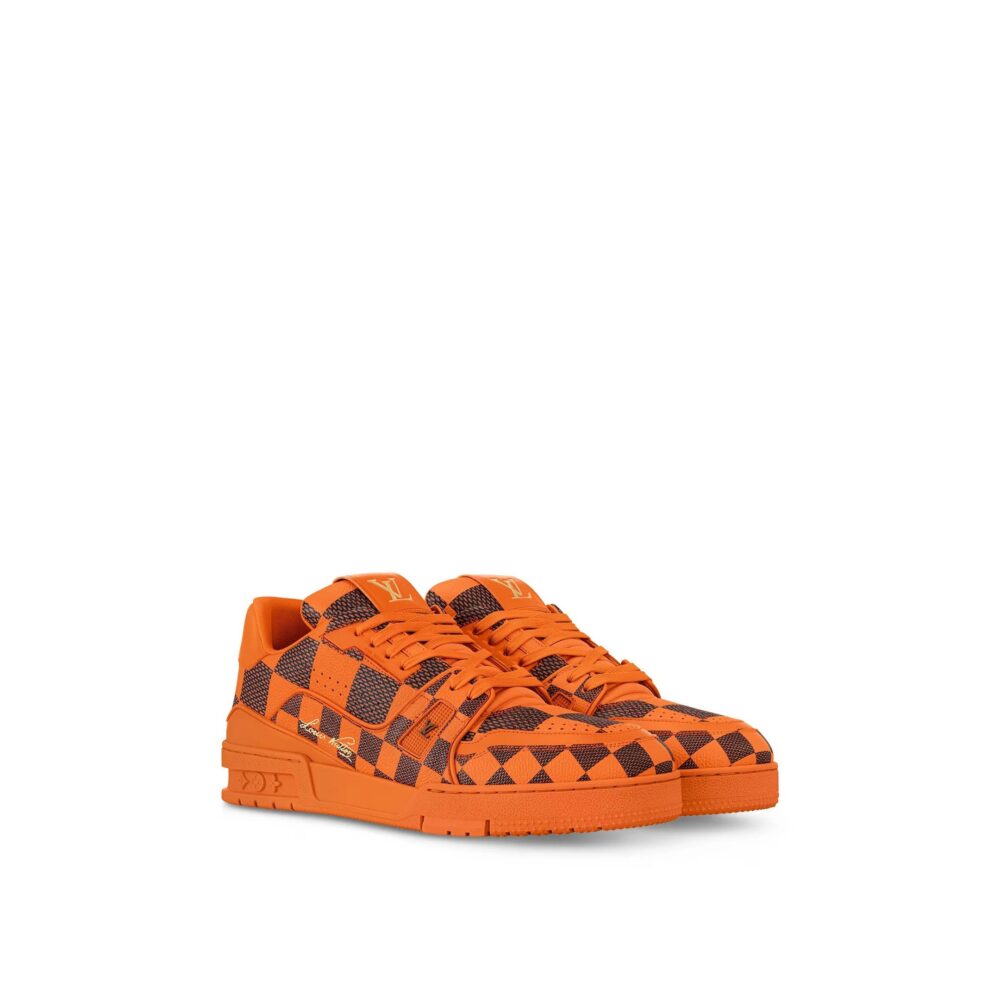 Louis Vuitton LV Trainer Sneaker 'DarkOrange' - Image 2