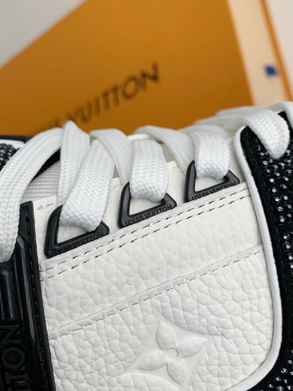 Louis Vuitton LV Trainer Sneaker 'Denim Monogram Black Diamond' - Image 7