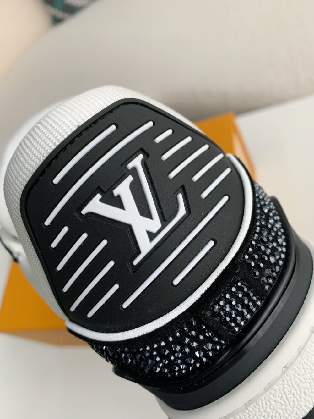 Louis Vuitton LV Trainer Sneaker 'Denim Monogram Black Diamond' - Image 4