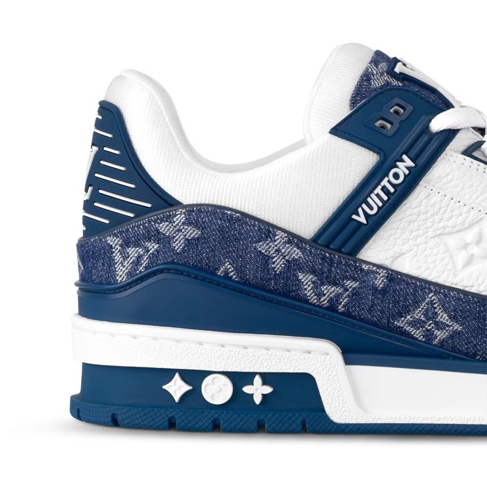 Louis Vuitton LV Trainer Sneaker 'Denim Monogram Blue' - Image 5
