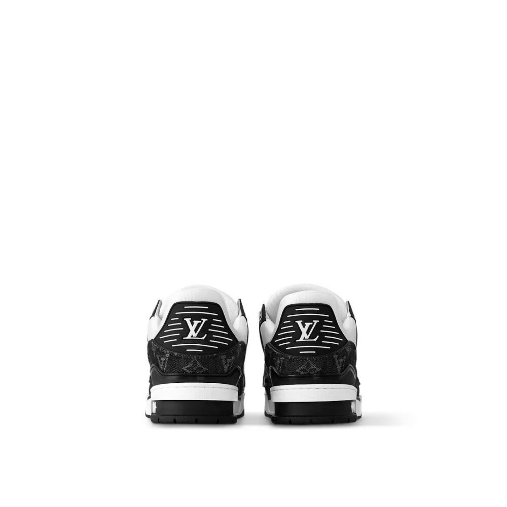 Louis Vuitton LV Trainer Sneaker 'Monogram Black Denim' - Image 7
