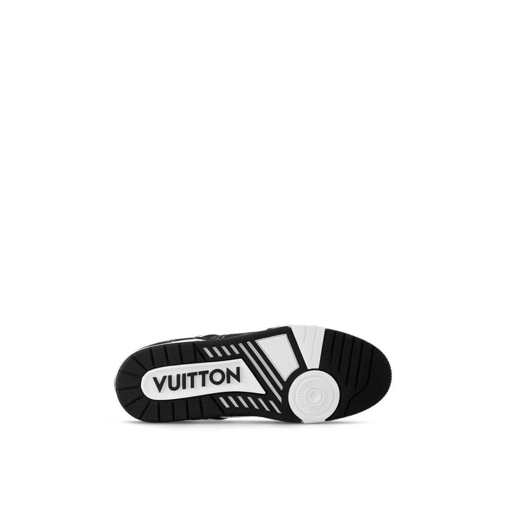 Louis Vuitton LV Trainer Sneaker 'Monogram Black Denim' - Image 6