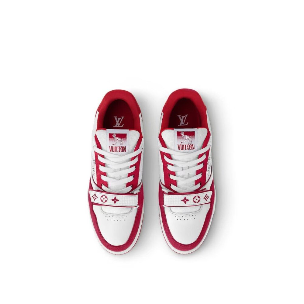 Louis Vuitton LV Trainer Sneaker ‘Red’ - Image 4