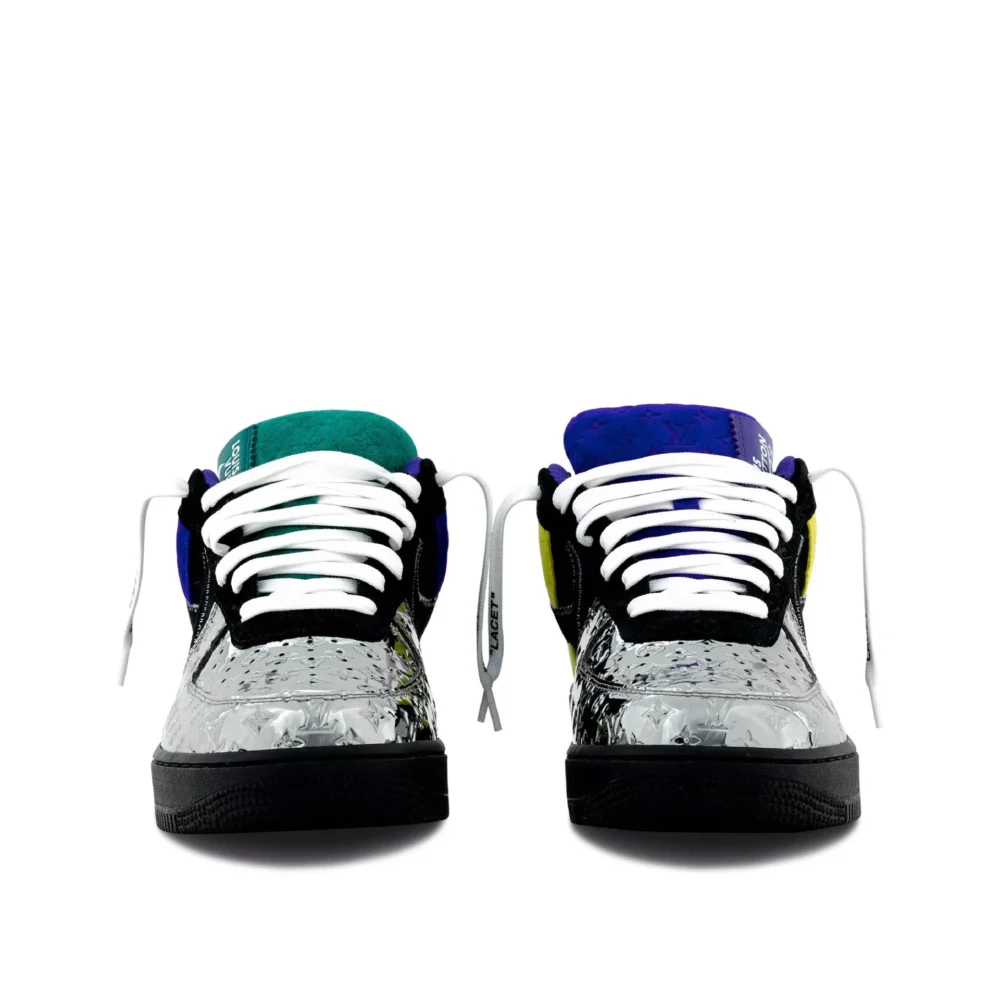 Louis Vuitton x Nike Air Force 1 Low 'Chrome Toe' - Image 9