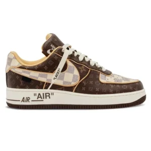 Louis Vuitton x Nike Air Force 1 Low 'Monogram Brown Damier Azur' 2