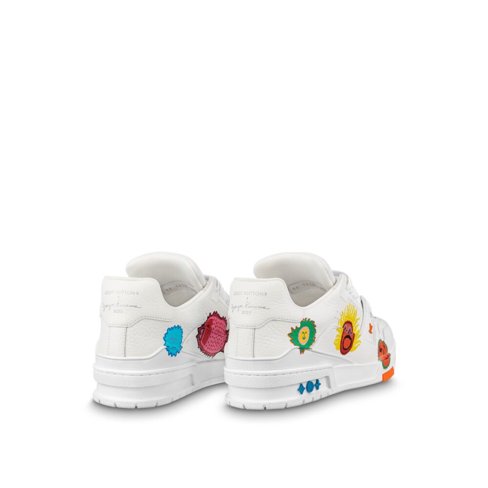 Louis Vuitton x Yayoi Kusama Trainer "White Print" - Image 5