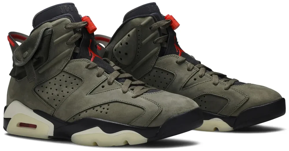Nike Air Travis Scott x Jordan 6 Retro 'Olive' - Image 4
