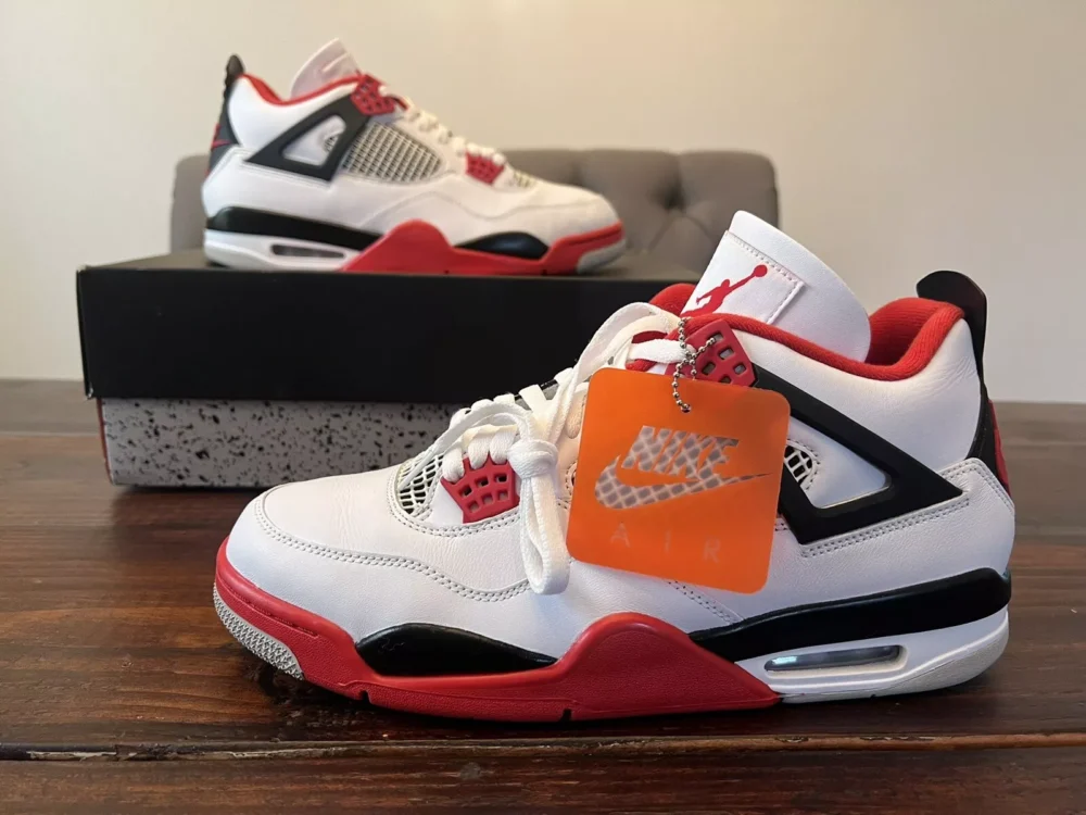 Nike Air Jordan 4 Retro OG 'Fire Red' 2020 - Image 8