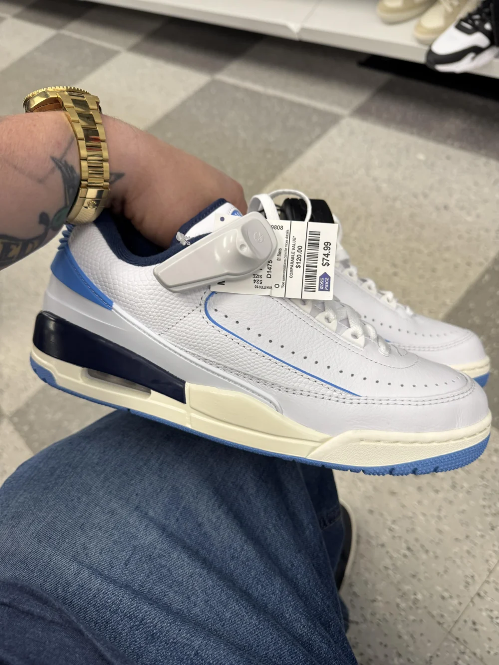 Nike Air Jordan 2 Retro Low 'UNC' - Image 5