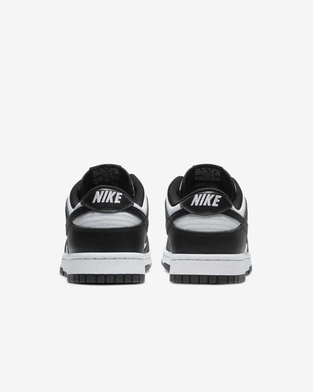 Nike Dunk Low Retro 'Panda' White Black - Image 5