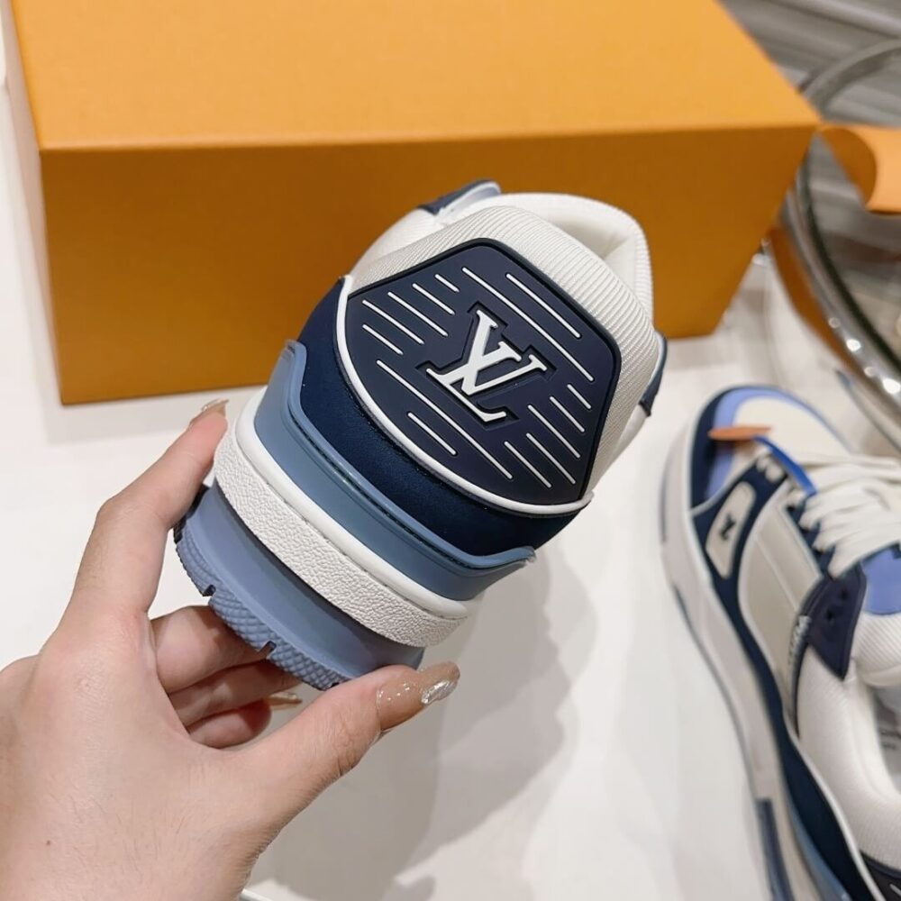 Louis Vuitton LV Trainer "Blue Beige" - Image 14
