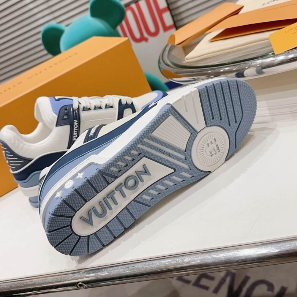 Louis Vuitton LV Trainer "Blue Beige" - Image 15