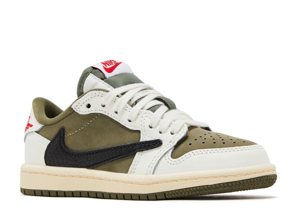Air Jordan 1 Low x Travis Scott OG SP PS  'Medium Olive' - Image 2